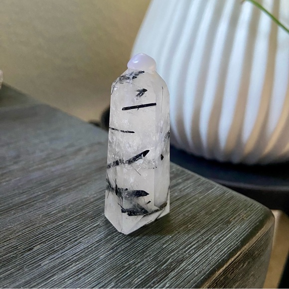 Tourmaline in Quartz Tower #2 - Picture 6 of 9